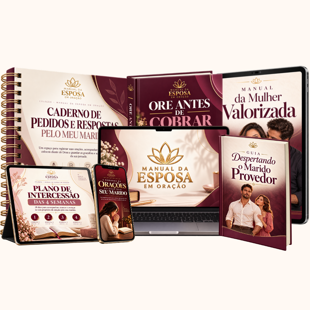 Todos os materiais do plano Premium do Manual da Esposa em Oração